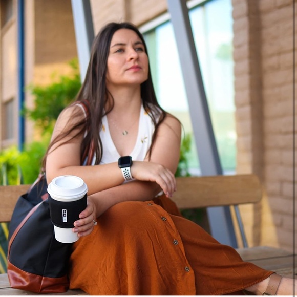 Sok It Hot Sok Reusable Insulated Neoprene Cup Sleeve (Mushroom Magic) - Picture 2 of 7